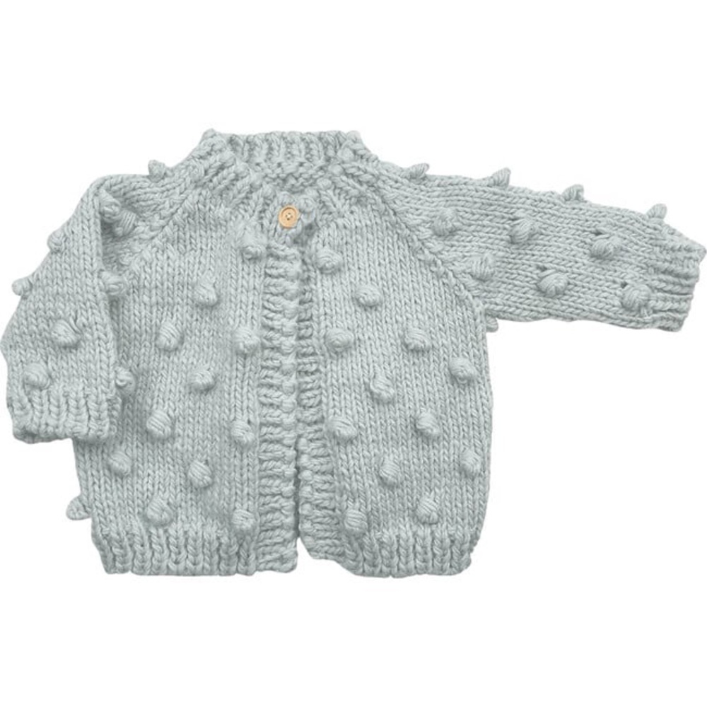THE BLUEBERRY HILL
Popcorn Cardigan, Bowie Grey